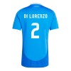Virallinen Fanipaita Italia Giovanni Di Lorenzo 2 Kotipelipaita Euro 2024 - Miesten